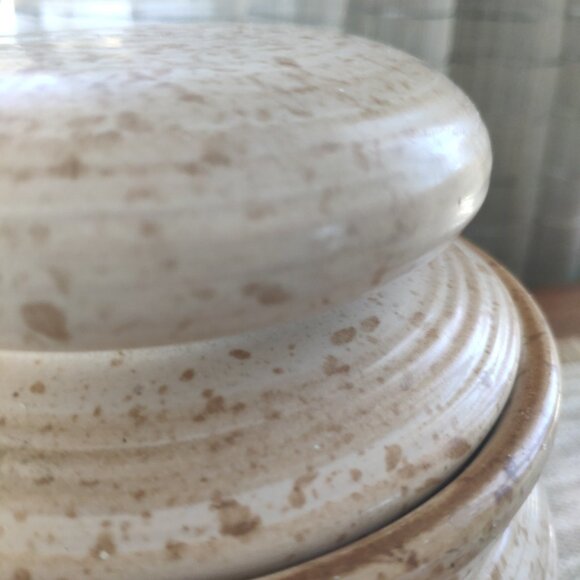 Beauce Art Pottery Canister Genin Trudeau Vintage Hand Thrown Cookie Jar 8.5" - Picture 15 of 15
